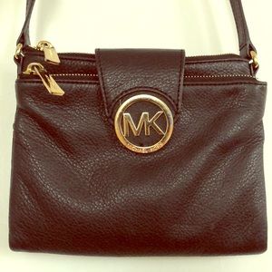 Small leather handbag